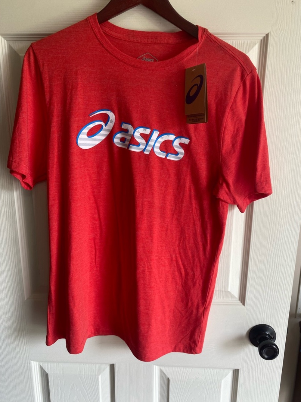Asics NWT Red Short Sleeve Tee